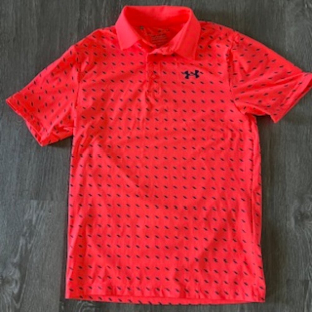 🧡3/15 Under Armour The Playoff Polo Shirt Men's SM